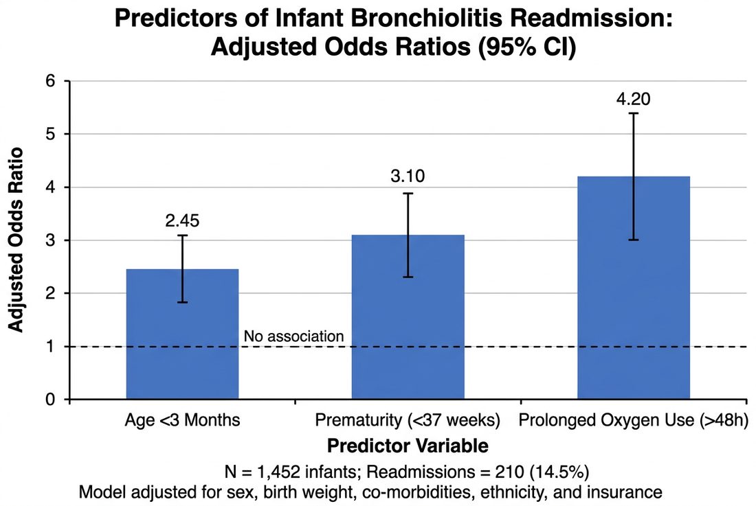 Adjusted predictors of 30-day readmission